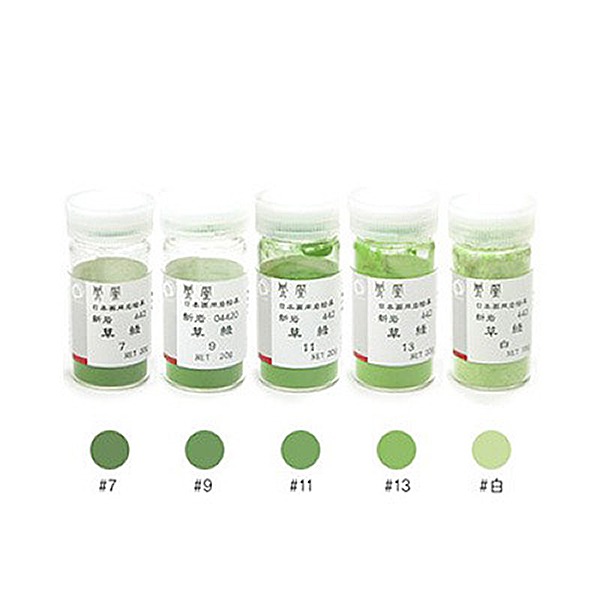 442 초록(草綠) : 신암채 - 가일전통안료